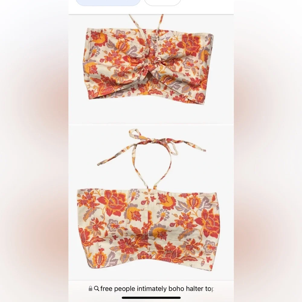 Free People Summer of Love Bandeau Top - Picture 2 of 6